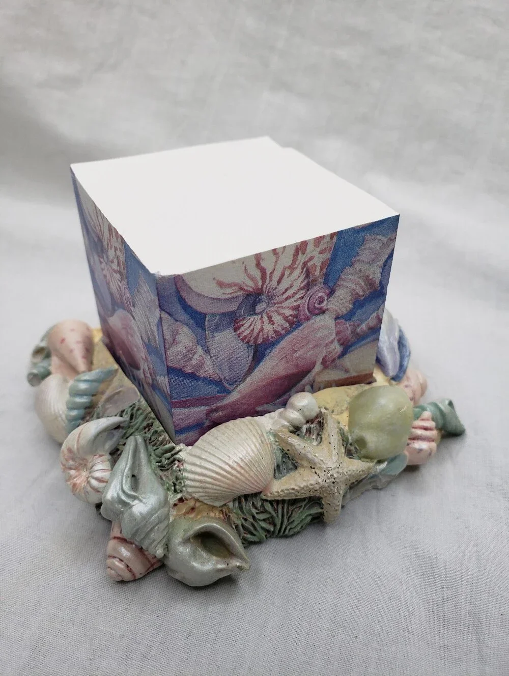 Coastal Shells Mini Sticky Notes And Holder